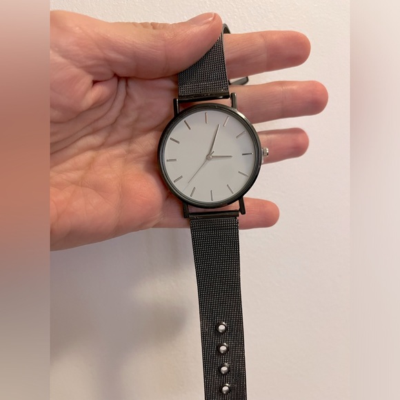 NWT | Minimalist Watch | Black Stainless Steel - Picture 2 of 6